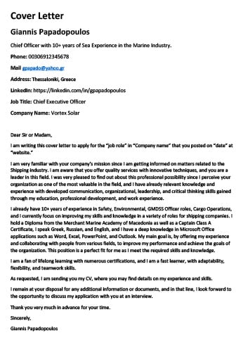 coverletter before leadcompass - super candidate